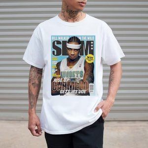 Carmelo Anthony Slam Magazine Inspired NBA Graphic Unisex T-shirt